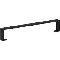 vidaXL Meubelvoeten 2 st Zwart 596 x 40,5 x 100 mm IJzer