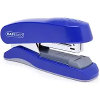 Rapesco Agrafeuse à Plat Demi-Bande 26/6mm 24/6mm Bleu