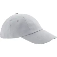 Beechfield Zware Katoenen Boorpet met Laag Profiel (Lichtgrijs)