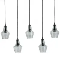 Furnilux Orion hanglamp zwart ijzer en