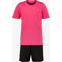 Dutchy Pro tweedelige meisjes sport set roze zwart maat 146/152