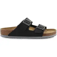 Birkenstock Arizona Birko-Flor - Zwart- Heren, Zwart