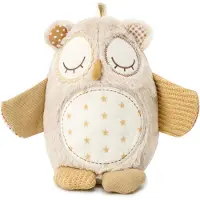 Cloud B Knuffel m. Geluid/Sensor - 24 cm - Nighty Night Owl - - OneSize - Knuffels