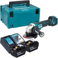 Makita DGA 517 Z Accu haakse slijper 18 V 125 mm borstelloos solo - zonder accu, zonder lader