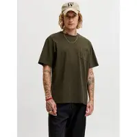 Jack & Jones Shirt 'JJEDover' olijfgroen