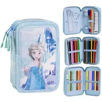 Disney Frozen Frozen 3D Pennenset met 3 Vakken en Inhoud