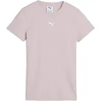 Puma Essential Elevated T-shirt met logo - roze Meisjes Polyester Ronde hals - maat 164