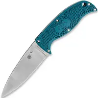 Spyderco Enuff 2 FB31PBL2 K390, Blue FRN, vaststaand mes