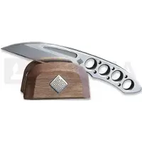 Ocaso Duo Desk Knife 80DKW Wharncliffe, With Stand, vaste bureaumessen, Wes Crawford design