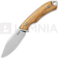 MKM Knives MKM Pocket Tango 4 MK PT4-O Satin Elmax, Olive Wood, vaststaand mes, David C Andersen design