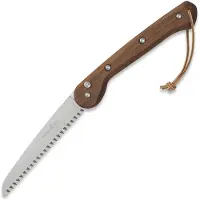 Woxna Ljusnan 113018 Foldable Saw, walnoothout, roestvast staal, vouwzaag, 18 cm
