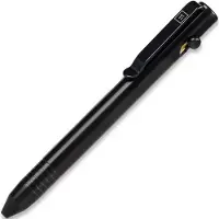 Big Idea Design Base Line Bolt Action Pen BS-BA-DLC Black DLC Titanium, everyday carry pen