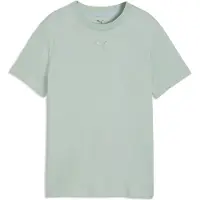 Puma Essential T-shirt met logo - mintgroen Meisjes Katoen Ronde hals Logo - maat 164