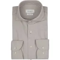 Profuomo Overhemd 'Japanese Knitted' beige