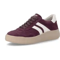 Remonte Sneakers laag roodviolet / wit