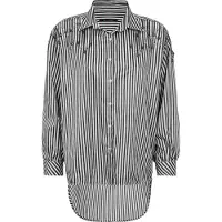 Cipo & Baxx Blouse zwart / wit