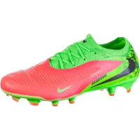 Nike Phantom 6 Low Haaland Pro Gras Voetbalschoenen (FG) Felgroen Rood Zwart
