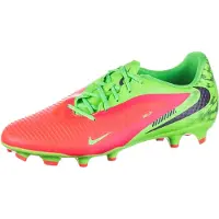 Nike Phantom 6 Low Haaland Academy Gras / Kunstgras Voetbalschoenen (MG) Felgroen Rood Zwart