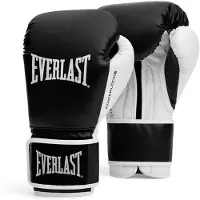 Everlast Powerlock OG training (kick)bokshandschoenen klittenband, zwart/wit, 12-oz
