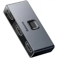 Baseus Matrix HDMI Switcher - HDMI Divider voor TV/Monitor - HDMI Splitter - Grijs