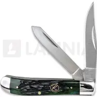 Roper Knives Trapper Green Bone Carbon