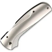 Flytanium Titanium Lotus Scales for Spyderco Shaman - Stonewash handle scales