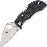 Spyderco Manbug Lockback Serrated