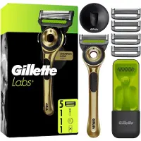 Gillette GilletteLabs Champion Gold Scheersysteem + 5 Scheermesjes