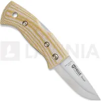 Helle 761 Berget, 200763, Satin Sandvik 12C27, Beige Canvas Micarta bushcraft zakmes