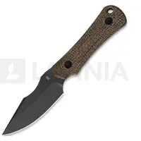 Kizer Cutlery Bone 1122A1 Matte DLC 3V, Norplex Ultrex Micarta, vaststaand mes, Maverick Customs design