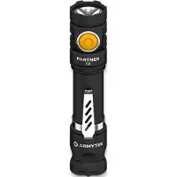 ArmyTek Partner C2 Magnet USB Warm Zaklamp werkt op een accu LED Met riemclip, Met holster 1020 lm 118 g