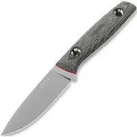 Trc knives Classic Freedom, FFG Satin Böhler M390, Black Canvas Micarta Red Liner, Kydex Sheath, outdoormes