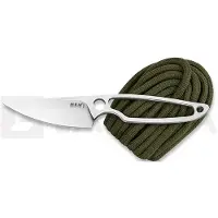 MKM Knives MKM Makro 1 Droppoint MA01-PAGR Satin M390, Green Paracord Handle, vaststaand mes, Jesper Voxnaes design