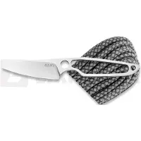 MKM Knives MKM Makro 2 Sheepsfoot MA02-PABG Satin M390, Black Grey Paracord Handle, vaststaand mes, Jesper Voxnaes design