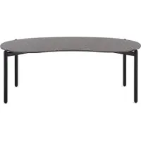 Kartell Undique Tafel H 44 cm | Terrazzo Black|Black
