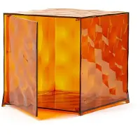 Kartell Optic Opbergkubus With Door | Amber