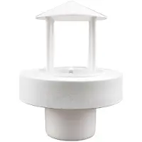 Typecat Drijvende Mist Dispenser Luchtbevochtiger Generatoren Vernevelaar Waterfontein Mist Maker voor Zwembadvijver (Wit)