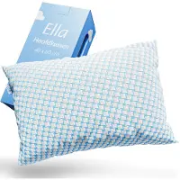 EL Life Hoofdkussen Nekklachten - 40 x 60cm - Bamboe kussen - Traagschuim / Memory Foam vulling - Ergonomisch en Orthopedisch - Inclusief kussensloop