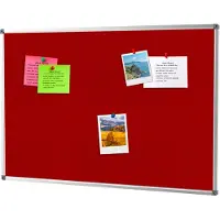 Ivol Prikbord vilt 100x150 cm - Rood
