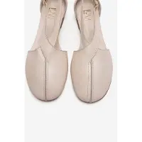 Forever & Always Fable Leren Ballerina met Zijuitsnijding