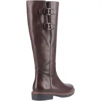 Hush puppies Tallulah Leren Dames Bruine Laarzen