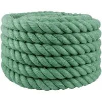 vidaXL Jute Touw Groen 100% Tossa jute