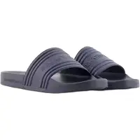 Emporio Armani Heren Teenslippers Logo Tape marine (45), Zwart, Plat, Geen, Strandkleding EM002246_AF16403