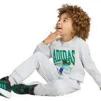 Adidas Trainingspak 'x Minecraft' kobaltblauw / aqua / grijs gemêleerd / groen