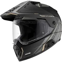 Sena Outlander, avonturenhelm ,Mat-Zwart ,XXL