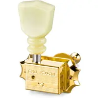 Schaller Deluxe Kluson-Style DR Gold 3L+3R Acrylic (17) stemmechanieken elektrische en western gitaar