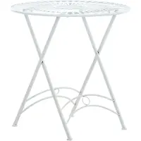 CLP Tegal Ronde Tuintafel - Inklapbaar - wit