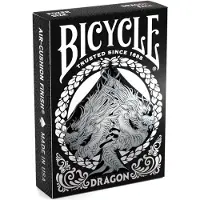 Cartamundi Bicycle Kaartspel - Zwart Draak Kaartspel Speelkaarten Pokerkaarten, enkel deck