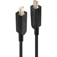Lindy Aansluitkabel Mini DisplayPort stekker, Mini DisplayPort stekker 70.00 m Zwart 38485 Ultra HD (8K) DisplayPort-kabel