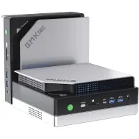 GMKtec Workstation Mini-PC, AI-supercomputer EVO-X2 AMD Ryzen AI Max+ 395 64+1TB DDR5X AMD Ryzen AI Max+ 395 5.1 GHz 64 GB RAM 1 TB SSD AMD Win 11 Pro EVO-X2
